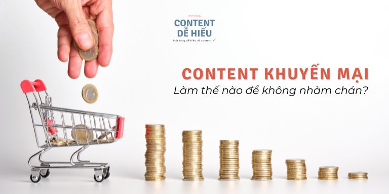 Hình ảnh minh họa content bán hàng hay qua một chương trình khuyến mại hấp dẫn.