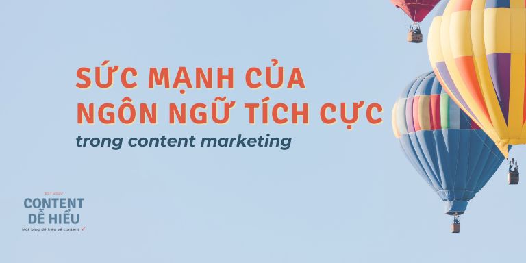 luyện viết tích cực trong content marketing tạo ra nội dung tối ưu, có giá trị