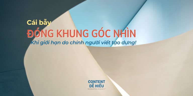 Ảnh minh họa về những giới hạn minh họa cho tư duy đóng khung góc nhìn của người viết